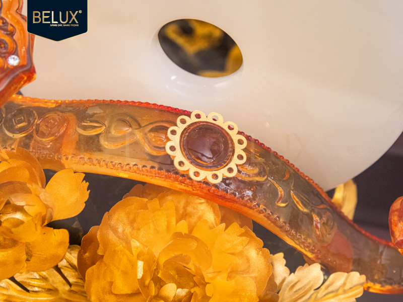 Vương Trượng Như Ý Ruby dát vàng 24k&nbsp;28x17x36cm